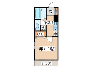 コウエキハイツの物件間取画像